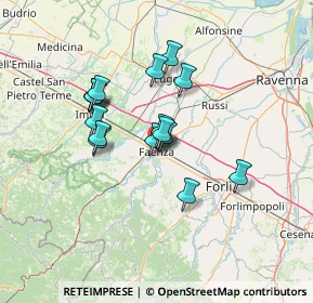 Mappa Piazza Martiri della Libertà, 48018 Faenza RA, Italia (11.00125)