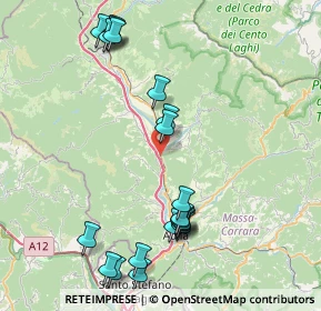 Mappa CAP, 54028 Villafranca in Lunigiana MS, Italia (9.4705)