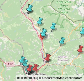 Mappa CAP, 54028 Villafranca in Lunigiana MS, Italia (10.3845)