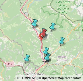 Mappa CAP, 54028 Villafranca in Lunigiana MS, Italia (5.73667)