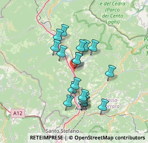 Mappa CAP, 54028 Villafranca in Lunigiana MS, Italia (5.94333)