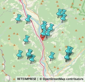 Mappa CAP, 54028 Villafranca in Lunigiana MS, Italia (4.0875)