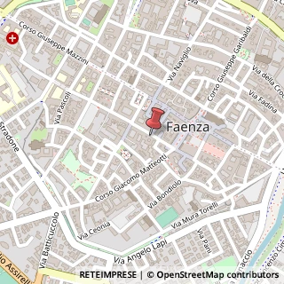 Mappa Via Severoli, 12, 48018 Faenza, Ravenna (Emilia Romagna)