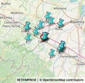 Mappa Via Baliatico, 48018 Faenza RA, Italia (10.482)