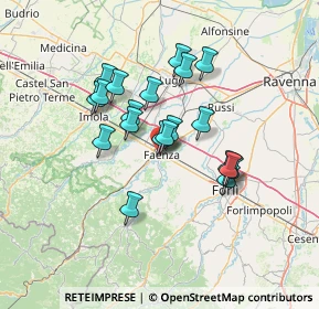 Mappa Via Baliatico, 48018 Faenza RA, Italia (11.303)