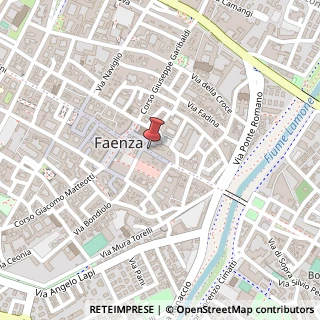 Mappa Corso Aurelio Saffi, 25/A, 48018 Faenza, Ravenna (Emilia Romagna)
