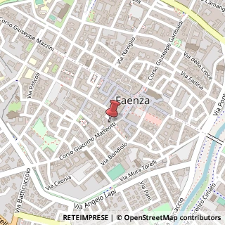 Mappa Corso Giacomo Matteotti, 7, 48018 Faenza, Ravenna (Emilia Romagna)
