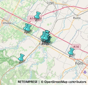 Mappa Via Nuova, 48018 Faenza RA, Italia (3.52333)