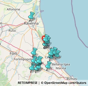 Mappa Via delle Aie, 48015 Cervia RA, Italia (13.81059)