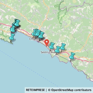 Mappa Via alla spiaggia s.n, 16033 Lavagna GE, Italia (8.9385)