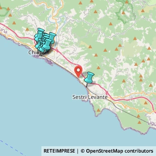 Mappa Via alla spiaggia s.n, 16033 Lavagna GE, Italia (4.838)