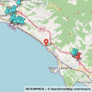 Mappa Via alla spiaggia s.n, 16033 Lavagna GE, Italia (3.80467)