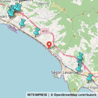 Mappa Via alla spiaggia s.n, 16033 Lavagna GE, Italia (4.09118)