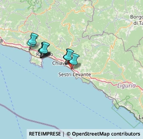 Mappa Via Alla Spiaggia, 16033 Lavagna GE, Italia (11.07909)