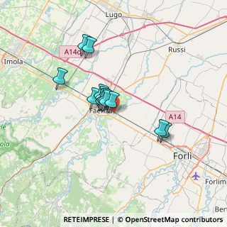 Mappa Via Gentili, 48018 Faenza RA, Italia (4.84692)