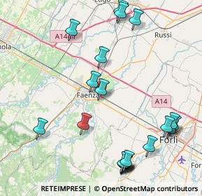 Mappa Via Antonio Gentili, 48018 Faenza RA, Italia (10.2765)