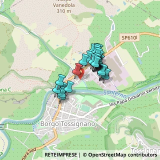 Mappa Via Rio Mescola, 40021 Borgo Tossignano BO, Italia (0.27241)