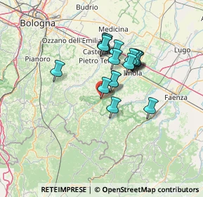 Mappa Via Rio Mescola, 40021 Borgo Tossignano BO, Italia (10.59278)