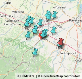 Mappa Via F. L. Ferrari, 48018 Faenza RA, Italia (11.459)