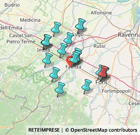 Mappa Via F. L. Ferrari, 48018 Faenza RA, Italia (11.131)