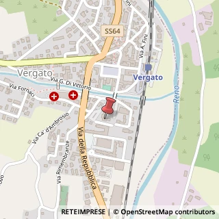 Mappa Piazza IV Novembre, 5, 40038 Vergato, Bologna (Emilia Romagna)
