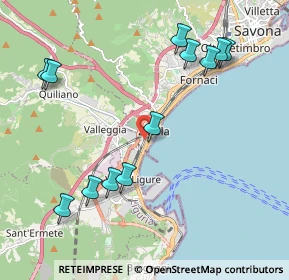 Mappa Via Leopardi, 17047 Vado Ligure SV, Italia (2.34333)