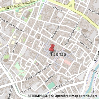 Mappa Piazza Nenni, 3, 48018 Faenza, Ravenna (Emilia Romagna)
