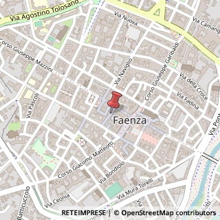 Mappa Via Pistocchi, 14, 48018 Faenza, Ravenna (Emilia Romagna)