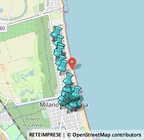 Mappa Via IX Traversa, 48015 Cervia RA, Italia (0.83)