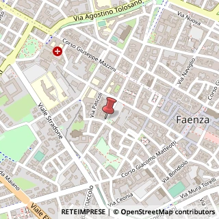 Mappa 27/A Via Cavour Benso Camillo, Faenza, Ra 48018, 48018 Faenza RA, Italia, 48018 Faenza, Ravenna (Emilia Romagna)