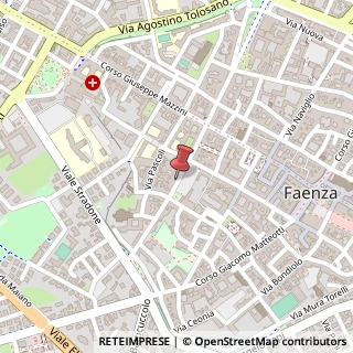 Mappa Via Cavour, 21, 48018 Faenza, Ravenna (Emilia Romagna)