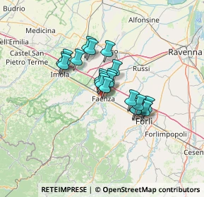 Mappa Via Cavour, 48018 Faenza RA, Italia (9.1905)