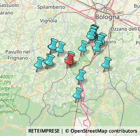 Mappa Carviano, 40038 Vergato BO, Italia (11.68)