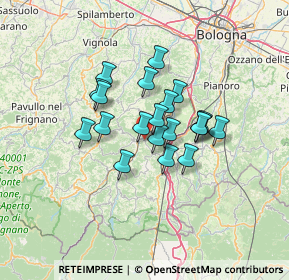 Mappa Carviano, 40038 Vergato BO, Italia (9.62)