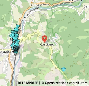 Mappa Carviano, 40038 Vergato BO, Italia (1.4085)
