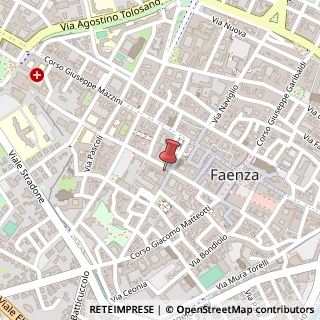 Mappa Via Giulio Castellani, 26, 48018 Faenza, Ravenna (Emilia Romagna)