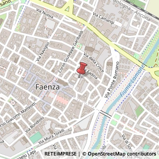 Mappa Via Monsignor Giuseppe Battaglia, 19, 48018 Faenza, Ravenna (Emilia Romagna)