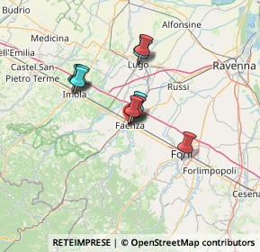 Mappa Via Zuffe, 48018 Faenza RA, Italia (10.54833)