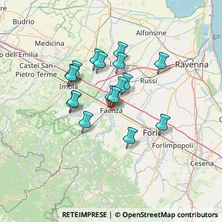 Mappa Via Zuffe, 48018 Faenza RA, Italia (11.60588)