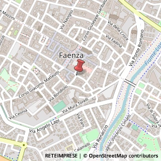 Mappa Via Evangelista Torricelli, 21, 48018 Faenza, Ravenna (Emilia Romagna)
