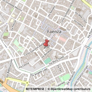 Mappa Via Gucci, 48018 Faenza, Ravenna (Emilia Romagna)