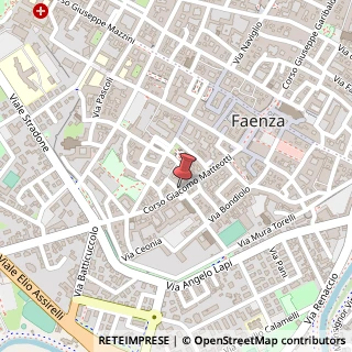Mappa Corso Giacomo Matteotti, 48018 Faenza, Ravenna (Emilia Romagna)