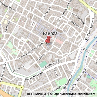 Mappa Vicolo San Antonio, 7, 48018 Faenza, Ravenna (Emilia Romagna)