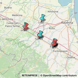 Mappa Via Baroncini, 48018 Faenza RA, Italia (12.6205)