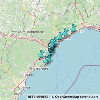 Mappa Via Barba Antonio, 17100 Savona SV, Italia (6.84231)