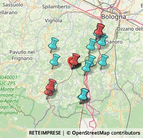 Mappa Via Parma, 40038 Vergato BO, Italia (11.0715)