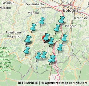 Mappa Via Parma, 40038 Vergato BO, Italia (10.849)
