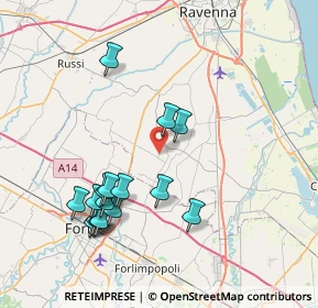 Mappa SP 54, 48125 Ravenna RA (8.10063)