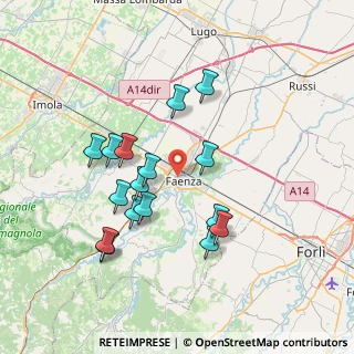 Mappa Vale, 48018 Faenza RA, Italia (7.00125)