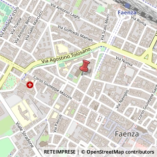 Mappa Piazza San Domenico, 7, 48018 Faenza, Ravenna (Emilia Romagna)